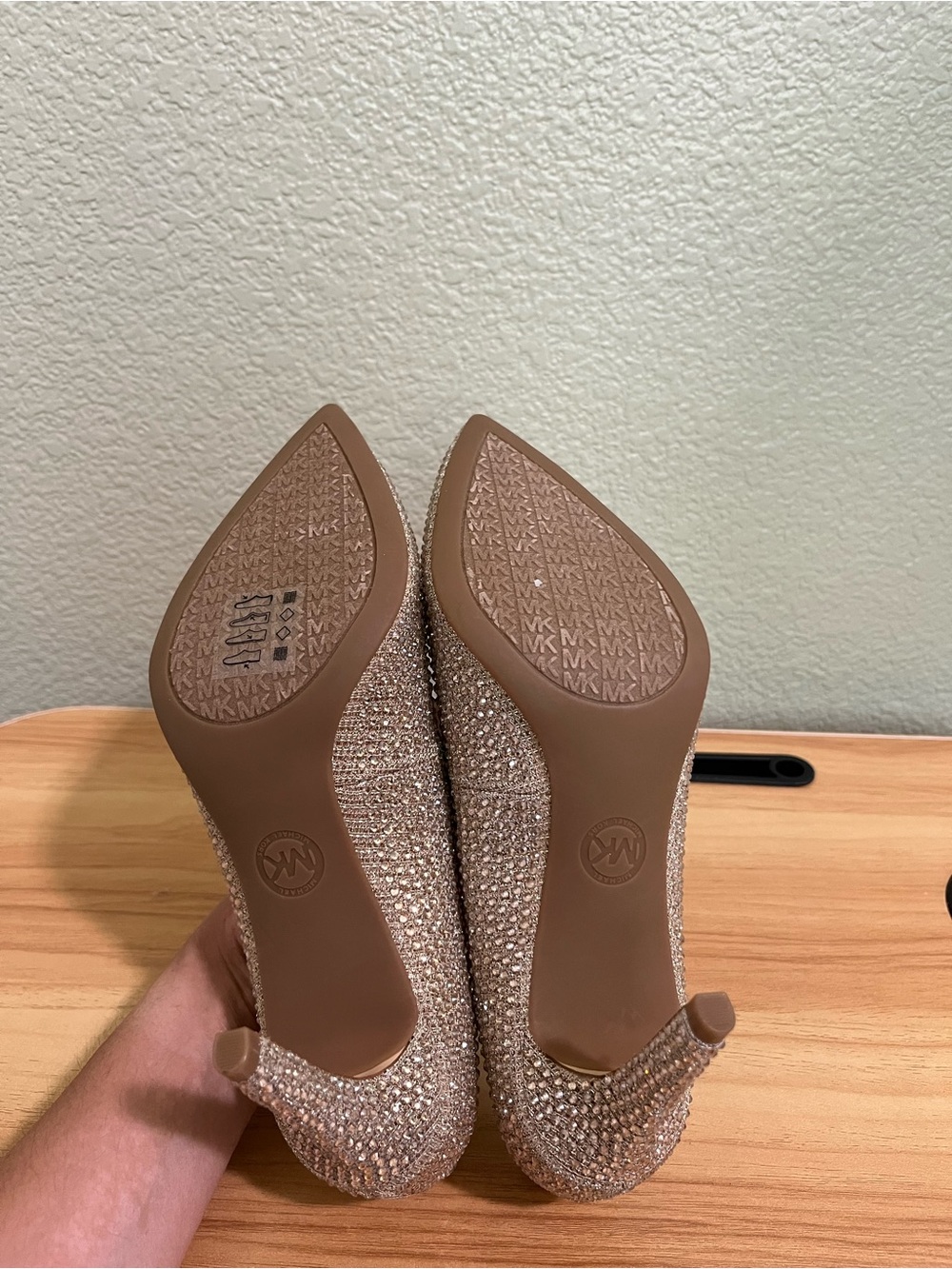 Michael Kors Rhinestone Heels - W7.5 - Picture 3 of 6